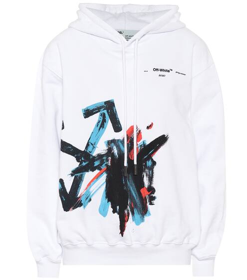 Cotton-jersey hoodie | Off-White
