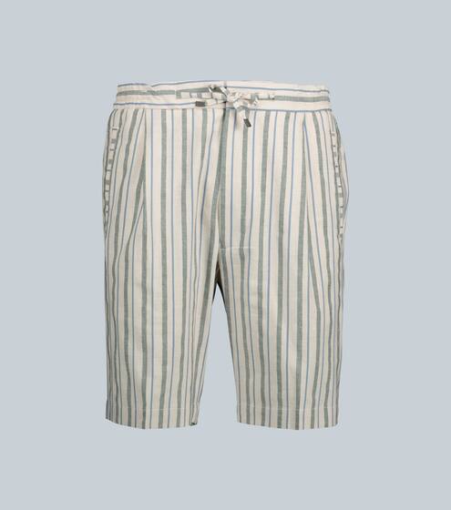 Gestreifte Shorts aus Baumwolle | Lardini