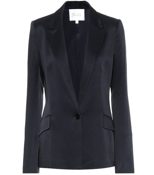 Satin blazer | Galvan