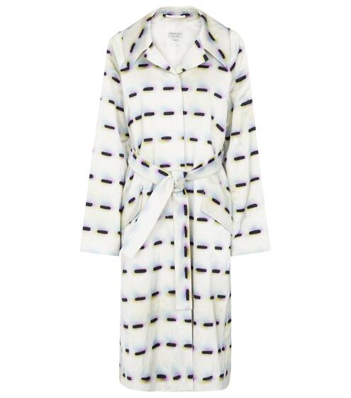Printed satin coat | Dries Van Noten