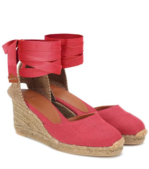 Carina canvas wedge espadrilles | Castañer