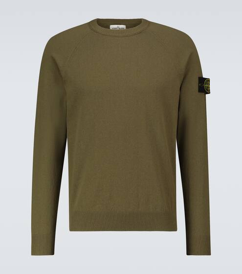 Crewneck cotton sweater | Stone Island