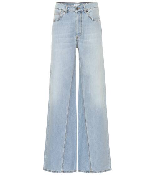 High-rise wide-leg jeans | Ganni