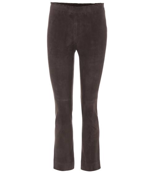 Maria Rosa cropped suede trousers | Stouls
