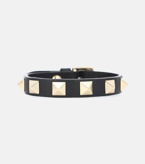 Valentino Garavani Rockstud leather bracelet | Valentino