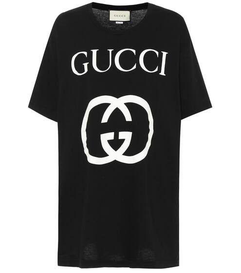 Printed cotton T-shirt | Gucci