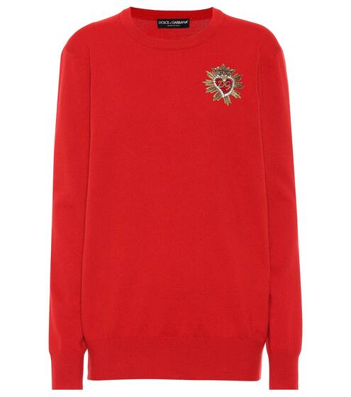 Embellished cashmere sweater | Dolce & Gabbana