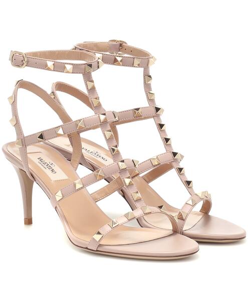 Valentino Garavani Rockstud leather sandals | Valentino