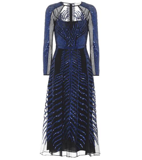 Dusk sequined silk dress | Temperley London