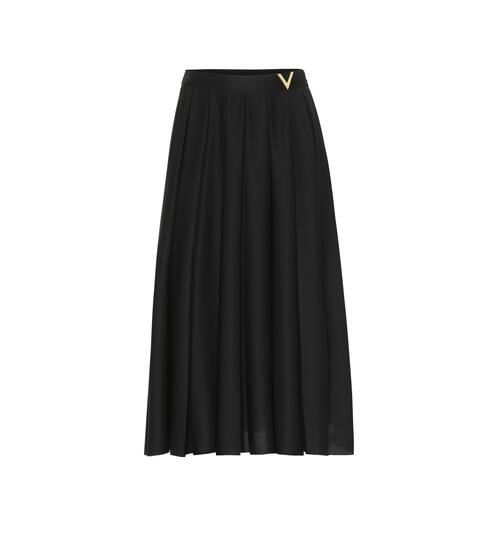 Pleated midi skirt | Valentino