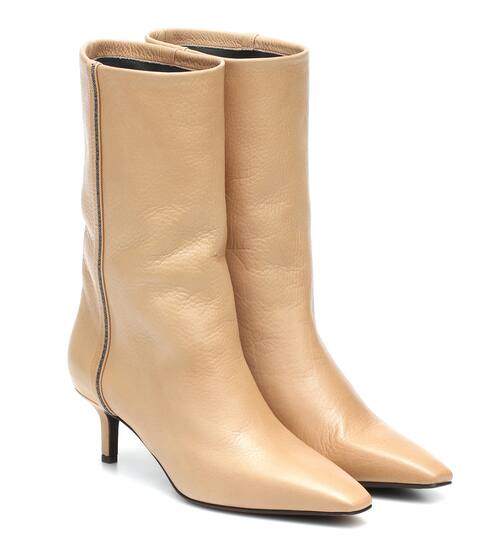 Leather ankle boots | Brunello Cucinelli
