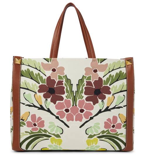 Valentino Garavani Grande Plage floral canvas tote | Valentino Garavani