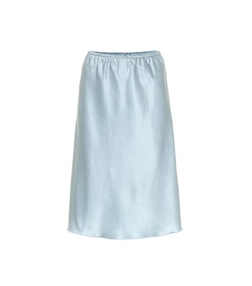 Midirock aus Satin | AlexaChung