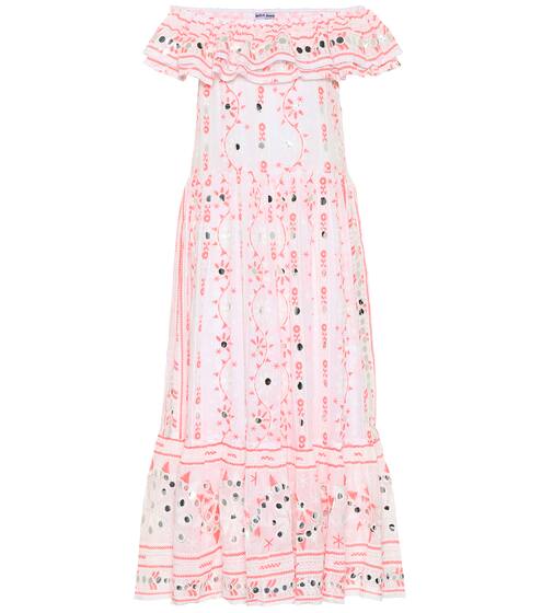 Embellished cotton maxi dress | Juliet Dunn
