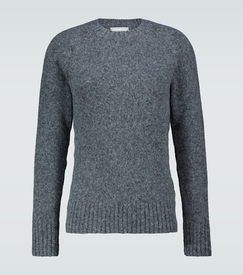 بلوفر من الصوف بياقة مستديرة | AMI PARIS