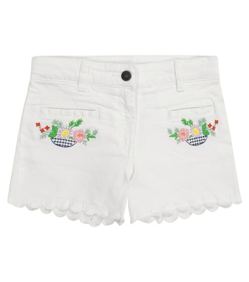 Embroidered denim shorts | Stella McCartney Kids