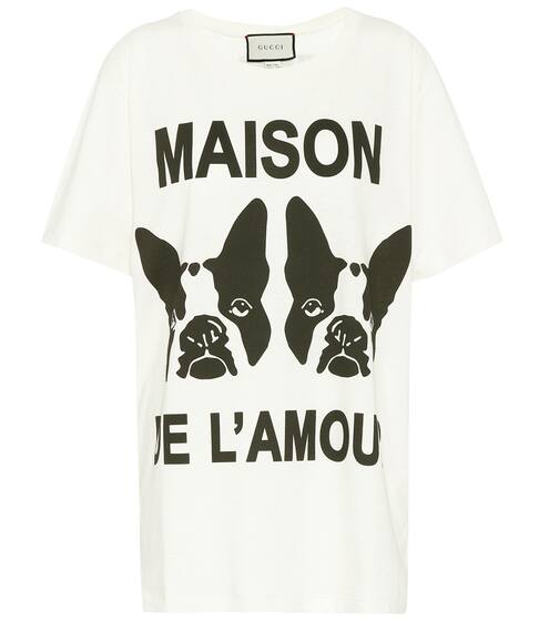 Printed cotton T-shirt | Gucci