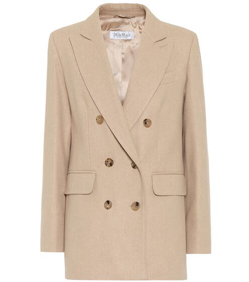 Lacuna camel-hair and cashmere blazer | Max Mara