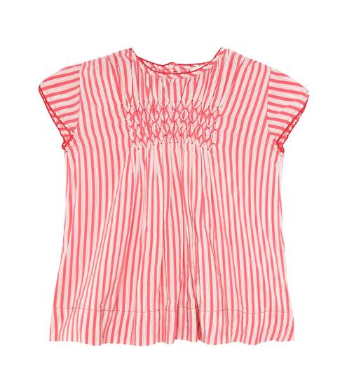Baby Clapham striped dress | Caramel