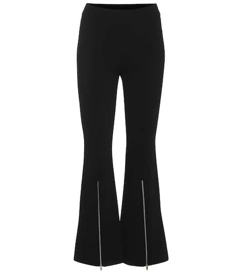 Ponte high-rise cropped flare pants | Stella McCartney