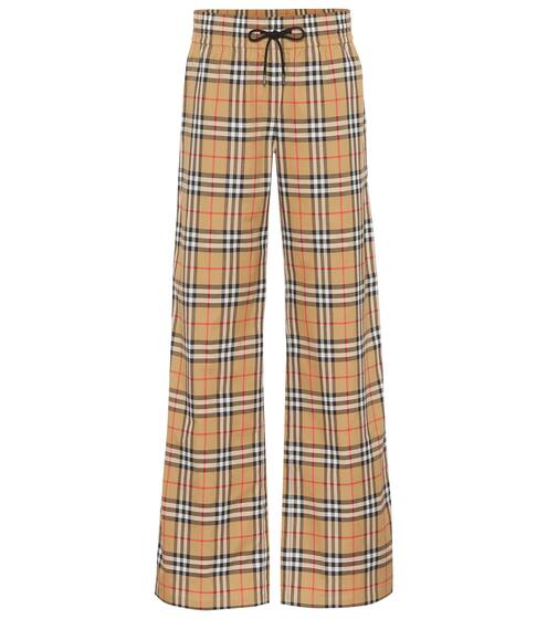 Check cotton pants | Burberry
