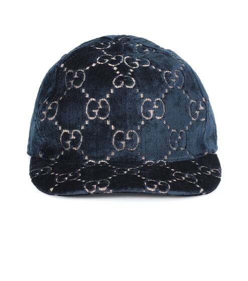 GG velvet baseball cap | Gucci