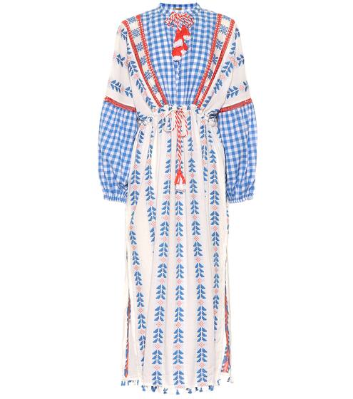 Embroidered cotton midi dress | Dodo Bar Or