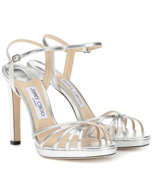 Lilah 120 leather sandals | Jimmy Choo