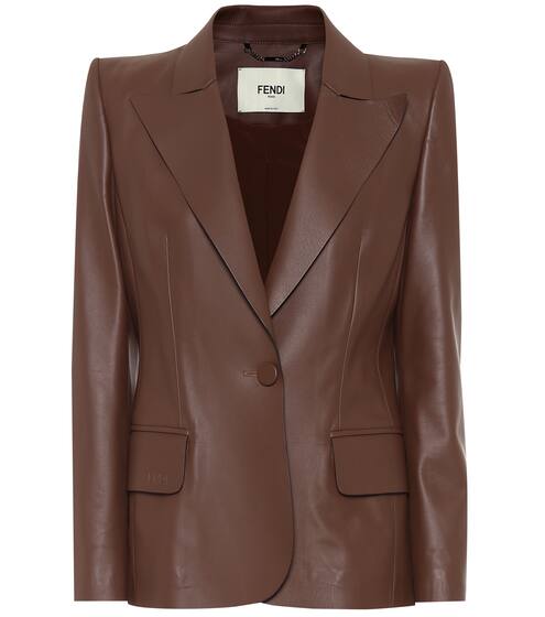 Leather blazer | Fendi