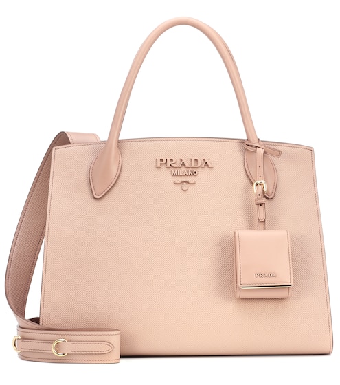 Prada Bags Women S Handbags Mytheresa Monochrome Leather Shoulder Bag Prada