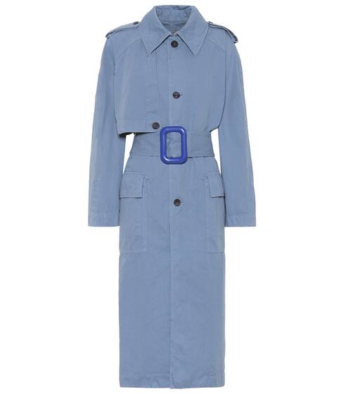 معطف ترنش من القطن والكتان | Acne Studios