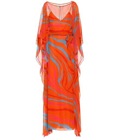 Printed silk maxi dress | Roberto Cavalli