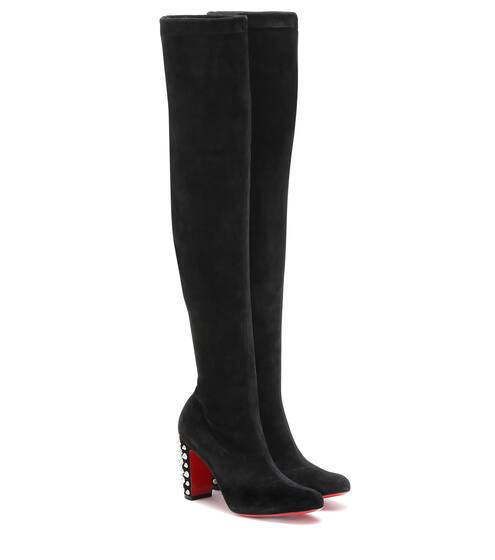 Stiefel Study Stretch 85 aus Leder | Christian Louboutin
