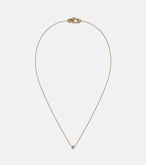 Diamante Simple 18kt gold and diamond necklace | Sophie Bille Brahe