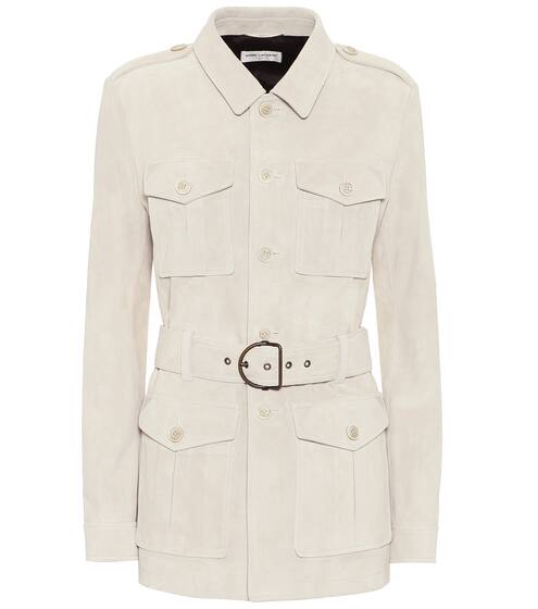 Suede safari jacket | Saint Laurent