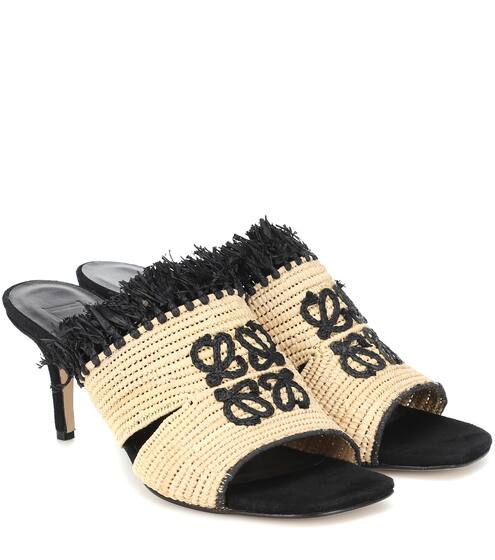 Paula's Ibiza.raffia sandals | Loewe