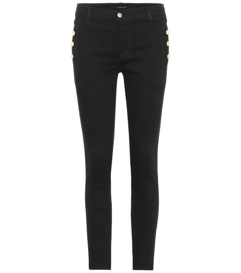 Zion cropped mid-rise skinny jeans | J Brand