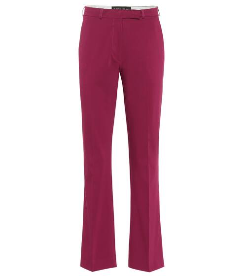Stretch cotton mid-rise slim pants | Etro