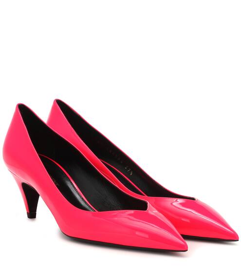 Kiki 55 patent-leather pumps | Saint Laurent