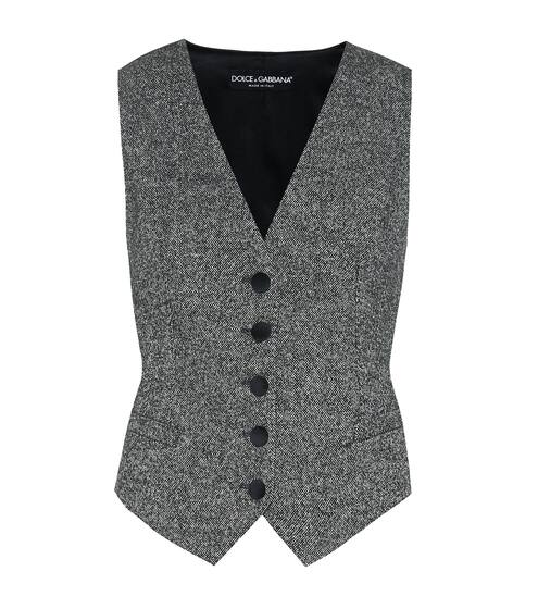 Wool and silk-blend vest | Dolce & Gabbana