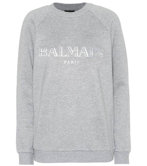 Exclusive to Mytheresa – Printed cotton sweatshirt | Balmain