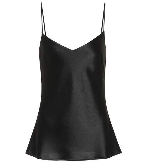 Satin tank top | Galvan