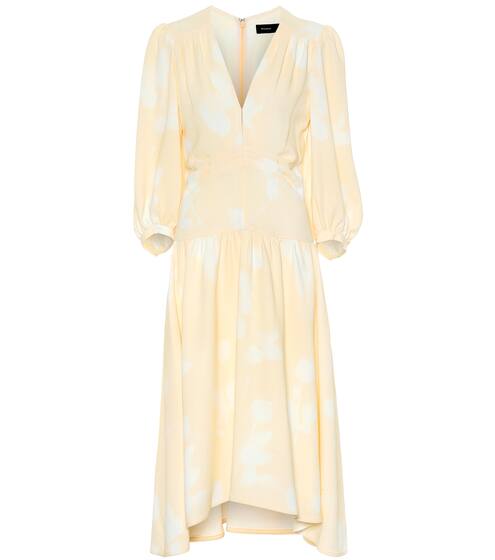 فستان من الكريب بطبعات | Proenza Schouler