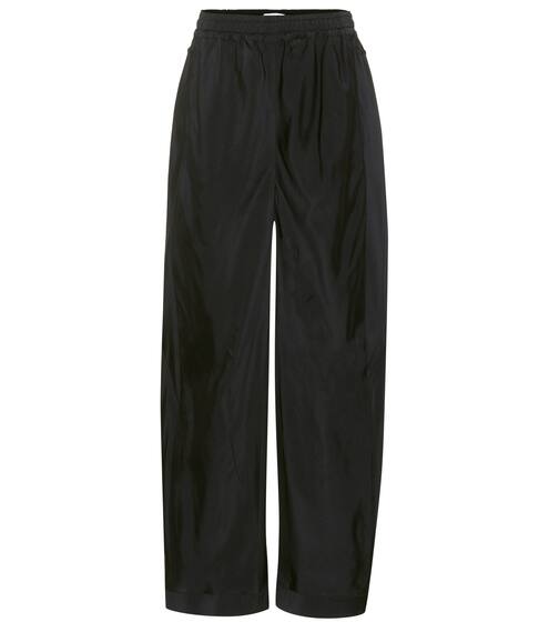 بنطلون بأرجل واسعة من الحرير المخلوط | Chloé