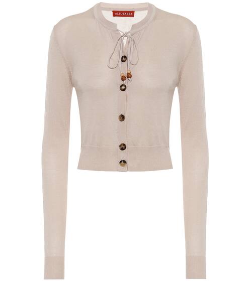 Exclusive to Mytheresa – Nate silk and cotton cardigan | Altuzarra