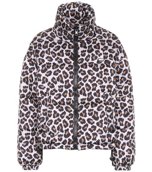 Leopard-print puffer jacket | MSGM