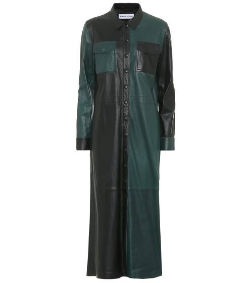 Alte leather midi dress | Stand Studio