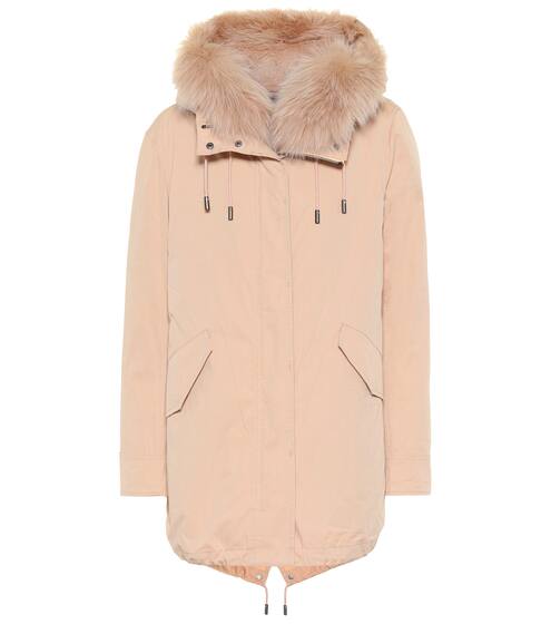 Army fur-trimmed parka | Yves Salomon