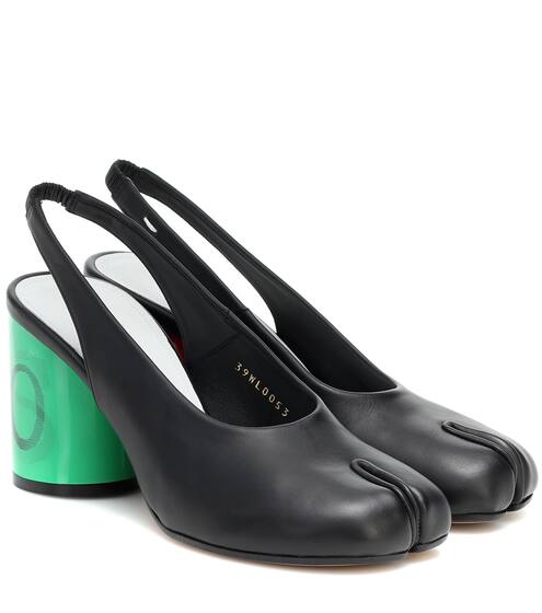 Tabi slingback leather pumps | Maison Margiela