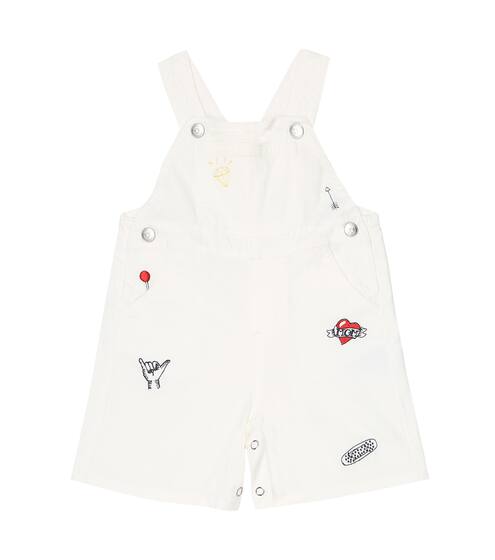 Baby Aaron denim overalls | Bonpoint